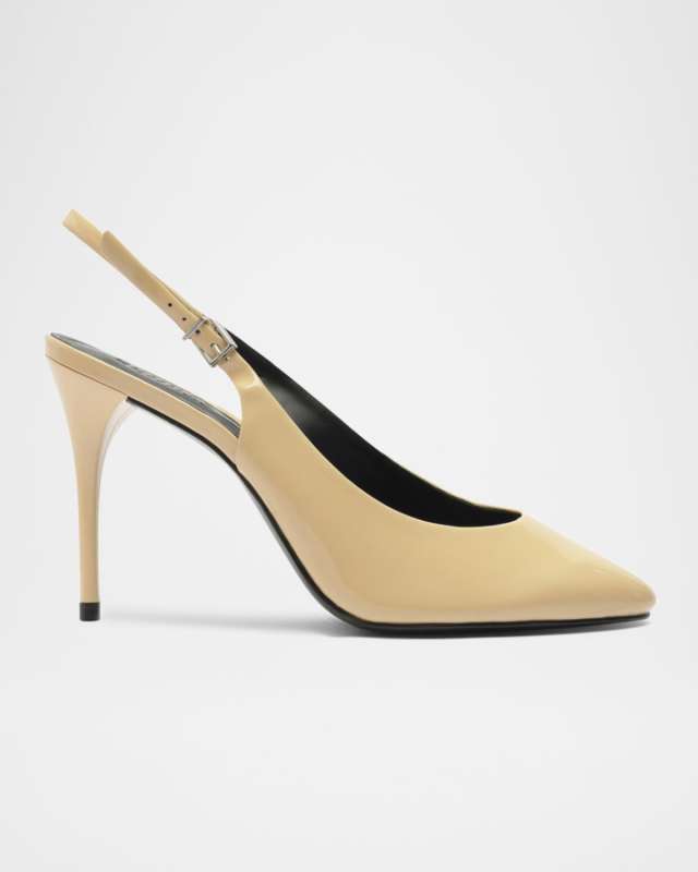 Geraldine Patent Slingback Pumps